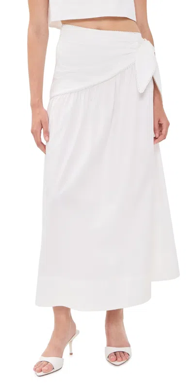 Roame. Dixie Tie Skirt White