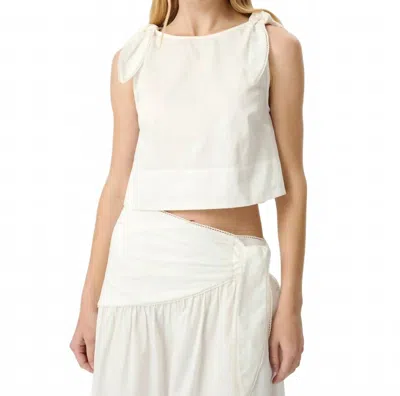 Roame. Dixie Tie Top In White