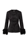 Roame. Roame Hana Cotton Blend Jacket In Gray