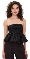 Roame. Hazel Top Black In Black