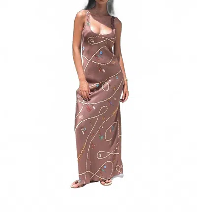 Roame. Jimena Maxi Dress In Fortuna In Multi
