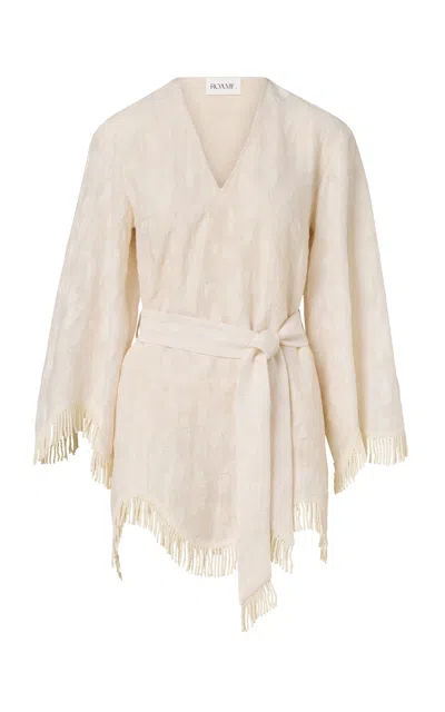 Roame. Roame Kamin Tassel Maxi Dress In White