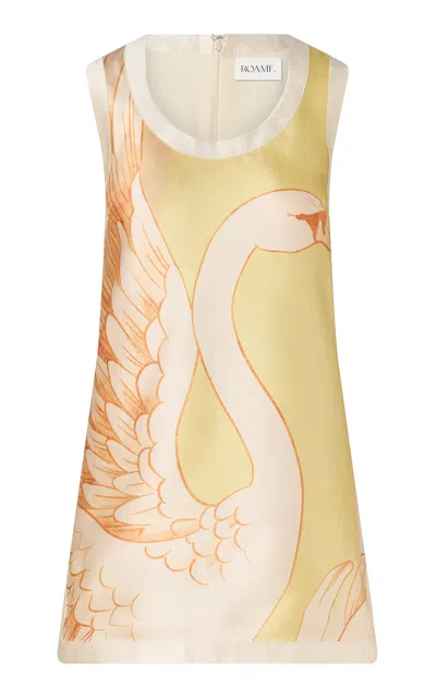 Roame. Roame Lily Mini Dress In Yellow