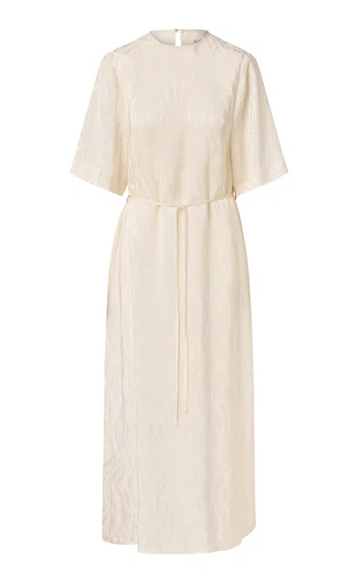Roame. Roame Petra Jacquard Maxi Dress In White