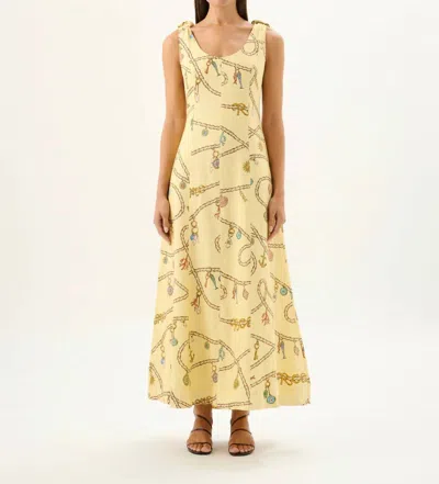 Roame. Ramona Dress In Fortuna In Yellow