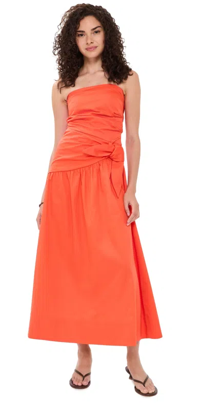 Roame. Rene Tie Dress Poppy