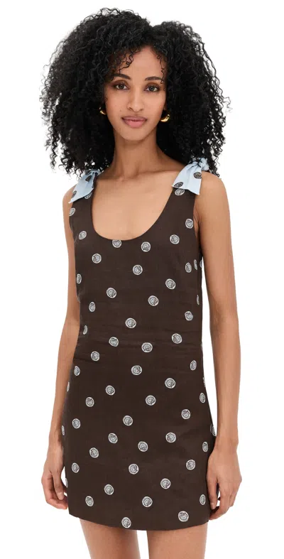 Roame. Sandy Mini Dress Sea Belle In Black