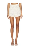 Roame. Sutton Mini Shorts In White