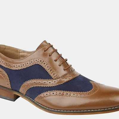 Roamers Boys 5 Eye Brogue Oxford Shoes In Brown