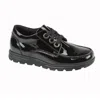 ROAMERS GIRLS PATENT LEATHER SCHOOL SHOES