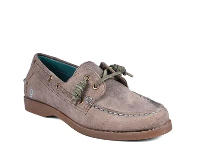 Roan Abide Boat Shoe In Purple