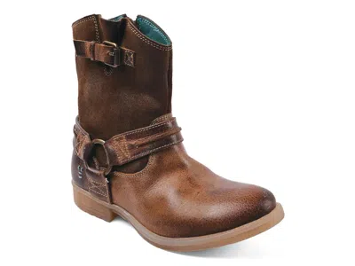 Roan Flair Western Bootie In Brown