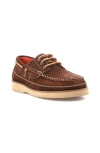 Roan Glory Lace Boat Shoes In Brown