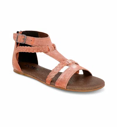 Roan Posey Sandal In Osaka Cantaloupe White Bfs In Pink