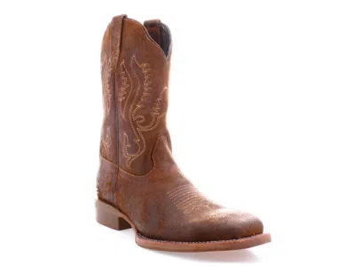 Roan Saber Cowboy Boot In Brown