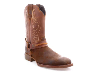 Roan Saga Cowboy Boot In Brown