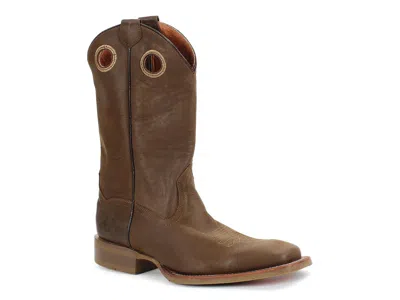 Roan Satire Cowboy Boot In Brown