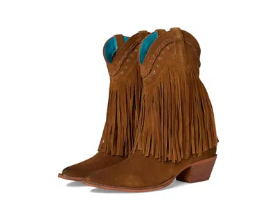 Roan Women's Set Up Fringe Boot In Cognac In Brown