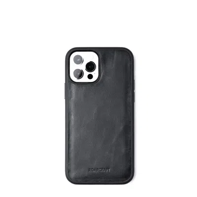 Roarcraft Grey Iphone Leather Case - Coal