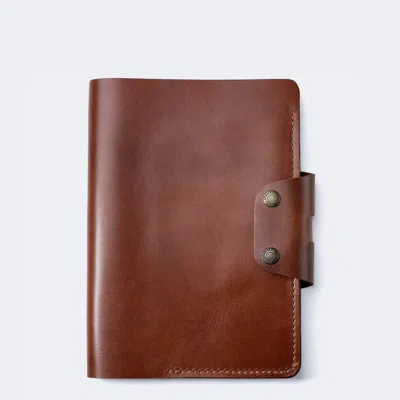 Roarcraft Hemingway Leather Notebook Organizer - Brown