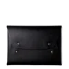 Roarcraft Leather Macbook Case - Black In Black