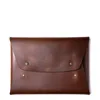 Roarcraft Leather Macbook Case - Brown In Brown