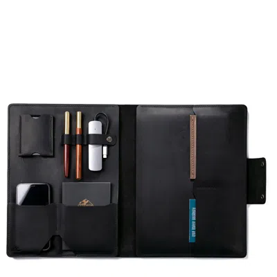 Roarcraft Leather Macbook Organizer - Black