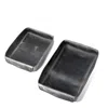 Roarcraft Leather Valet Tray - Set Of 2 - Grey In Multi