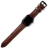 Roarcraft Men's Apple Watch Ultra Custom Made Leather Watch Strap - Brown In Brown