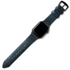 Roarcraft Men's Blue / Grey Apple Watch Leather Band - Blue Coral In Blue/grey