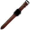 Roarcraft Men's Custom Made Apple Watch Strap - Antique Brown In Brown