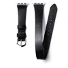Roarcraft Men's Double Tour Apple Watch Leather Strap - Black In Black