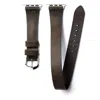 Roarcraft Men's Double Tour Apple Watch Leather Strap - Green In Green