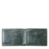 Roarcraft Men's Green Classic Bifold Leather Wallet - Pergamon - Emerald In Green