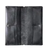 Roarcraft Men's Grey Double Phone Long Wallet - Gray In Gray