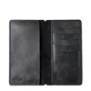 Roarcraft Men's Grey Iphone Leather Wallet Case - Tripolis - Coal In Gray