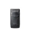 Roarcraft Men's Handmade Flap Covered Leather Watch Case - Grey In Grey