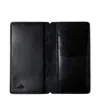 Roarcraft Men's Iphone Leather Wallet Case - Tripolis - Black In Black