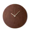 Roarcraft Minimal Wall Clock - Brown In Brown