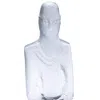 Roarcraft Neutrals Glass Urfa Man Sculpture - Göbeklitepe In White