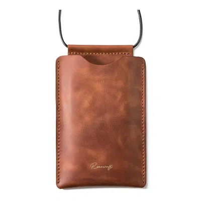 Roarcraft Women's Brown Slim Phone Bag - Tobacco