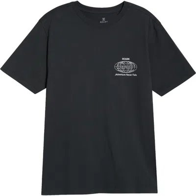 Roark Anf Graphic T-shirt In Black