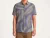 Roark Bless Up Breathable Stretch Shirt In Fire Fern Slate In Gray