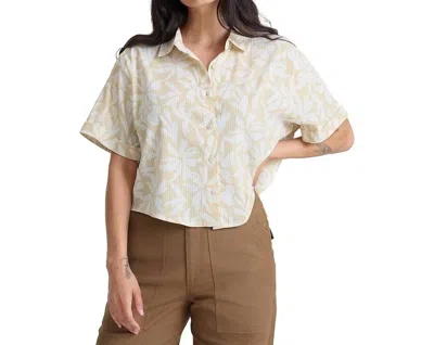 Roark Bless Up Camp Shirt In Sand In Multi