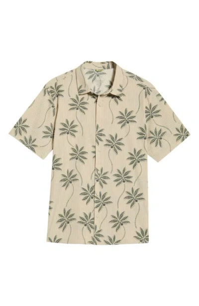 Roark Bless Up Short Sleeve Button-up Shirt In Green