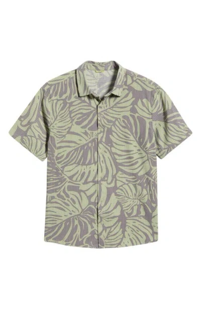 Roark Bless Up Short Sleeve Button-up Shirt In Multi