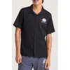 Roark Bless Up Trail Performance Short Sleeve Button-up Shirt In Black
