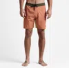 Roark Boatman Boardshorts In Saffron Red In Multi