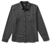 Roark Crossroads Flannel In Charcoal In Pink