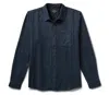 Roark Crossroads Flannel In Orion Blue In Multi